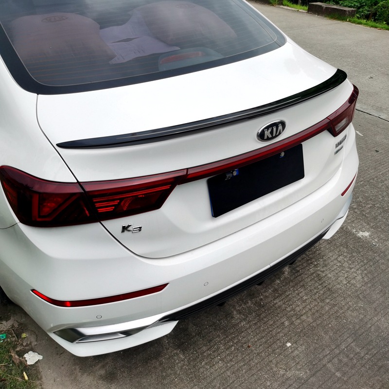 Suitable for 2019-2024 Kia K3 Rear Wing New K3 Modification Special Punch-Free Paint Decorative Tail Press