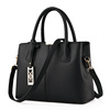 Trend one-shoulder bag, black bag strap, simple and elegant design