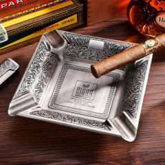 Cigarloongナス竜シガー灰皿大口径シガーたばこ槽金属創意煙家庭用シリンダ減煙器