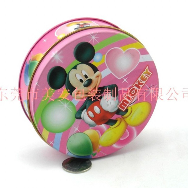 糖果罐 马口铁圆形铁盒 圆罐 巧克力铁盒 铁罐生产厂家  制罐厂家