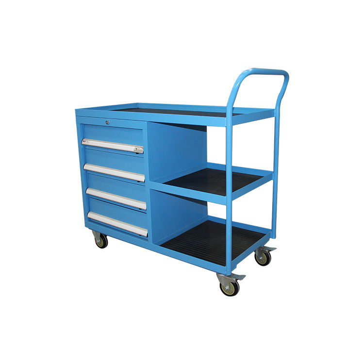 松原市车间移动维修工具车多层抽屉式机修多功能放置小推车