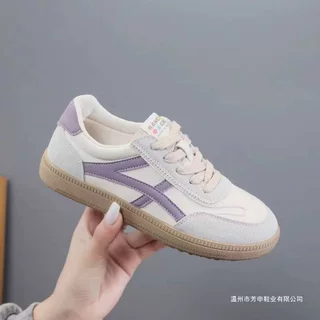 阿甘鞋女小白鞋女款2026新款德训鞋运动鞋子百搭软底板鞋女鞋