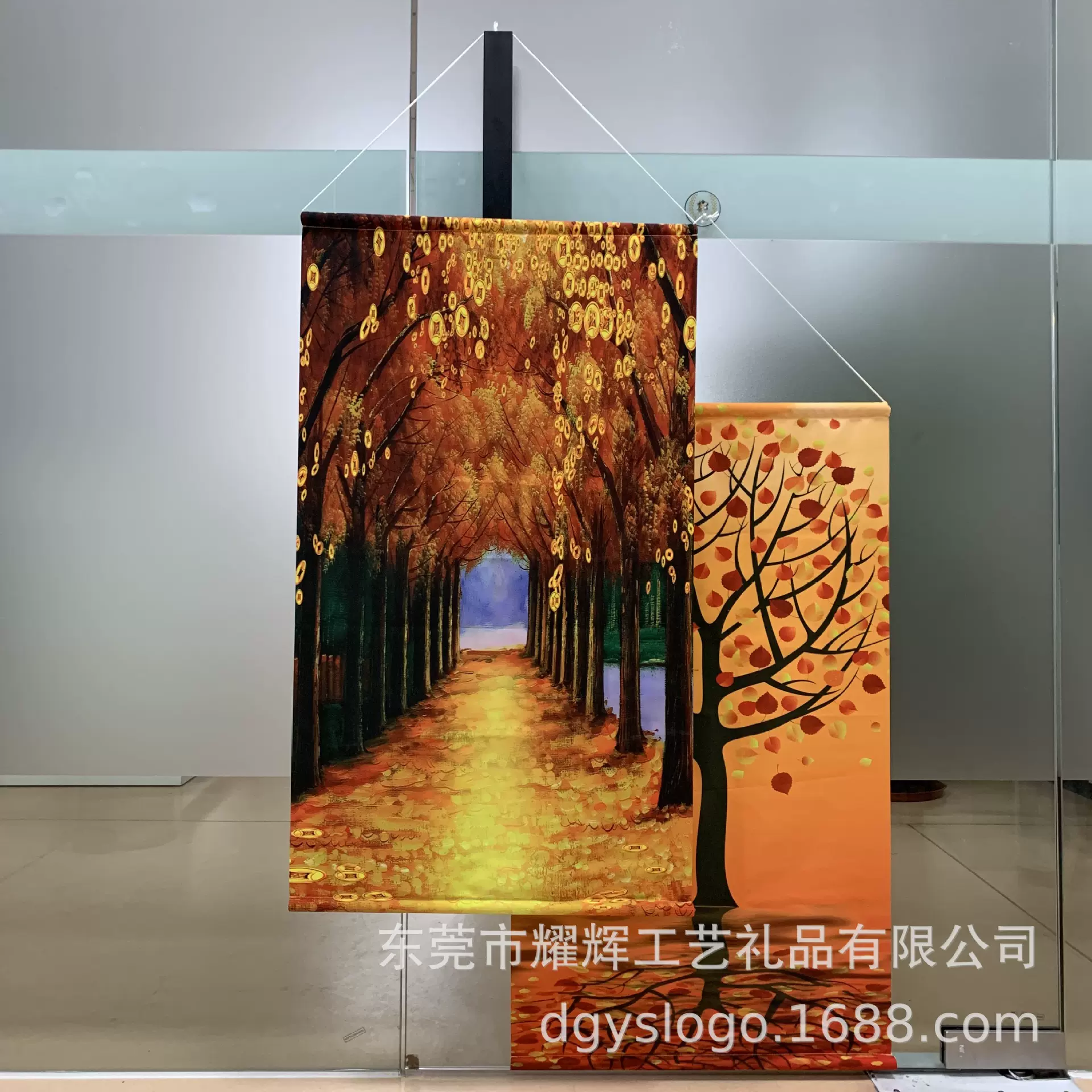 广告横幅装饰画游戏动漫挂画定制卷轴壁画漫展周边挂画挂旗印刷
