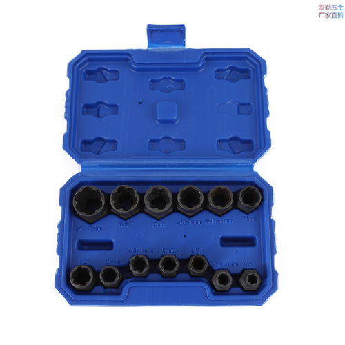 13pcs set nut extractor damaged and incomplete screw nut extractor manufacturer wholesale broken wire extractor