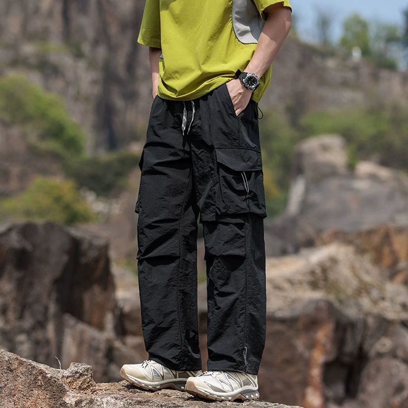 Мужские летние джоггеры в горном стиле с множеством карманов, популярные в Америке, для активного отдыха на природе