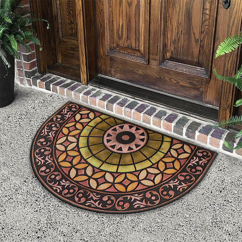 Semicírculo Retro Mandala - 1