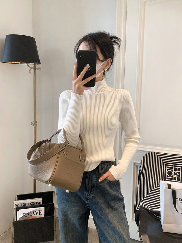 半高领打底衫女秋冬2025年新款洋气内搭毛衣小个子短款针织衫上衣|undefined