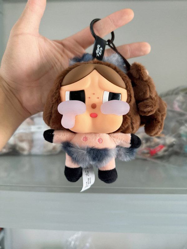 新品跨境哭娃眼泪工厂挂件爱丽丝蓝毛绒盲盒玩偶包包挂件可爱情侣|undefined