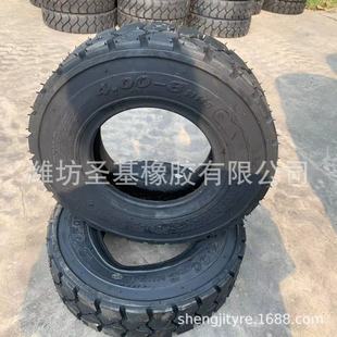 Factory Wholesale Sales Forklift Tire Inflatable Outer Tire 400-8 Durable Wear-Resistant Strong Grip
