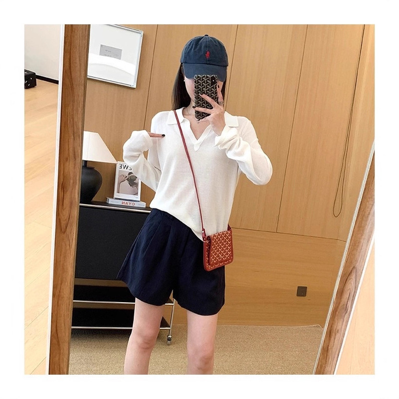 KS93老钱私服！凉感天丝亚麻polo领松弛防晒罩衫夏季透气上衣|undefined