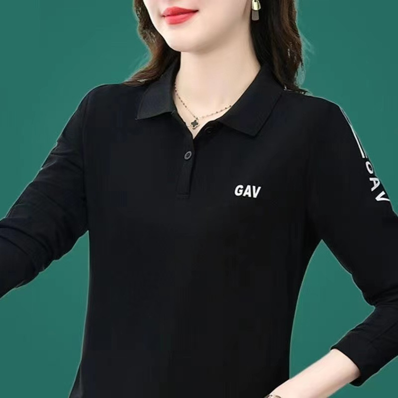 여성 긴팔 티셔츠 폴로 카라 루즈핏 봄가을 이너 데일리 상의