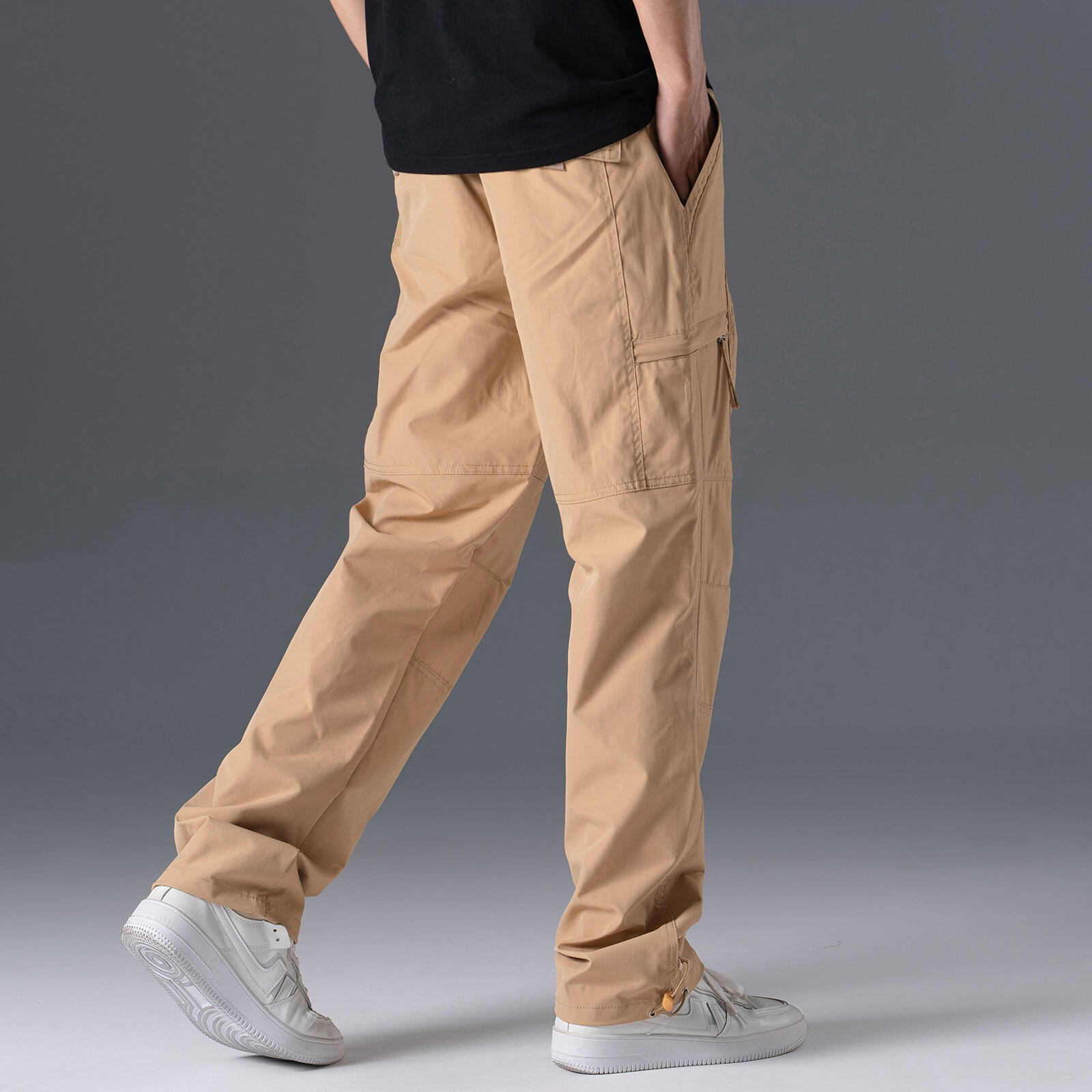 Cross-border special for spring and autumn new overalls men's multi-pocket outdoor loose leisure Joker overalls pants wholesale