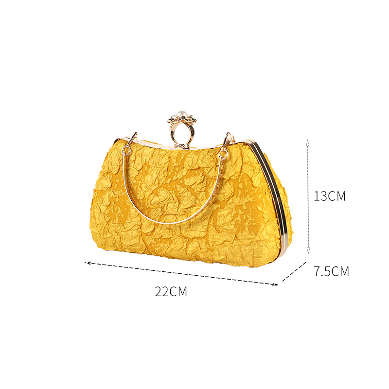 Bolso de noche de diamantes de imitación nuevo bolso retro cheongsam bolso de cadena elegante de moda todo fósforo fabricantes de comercio electrónico transfronterizo