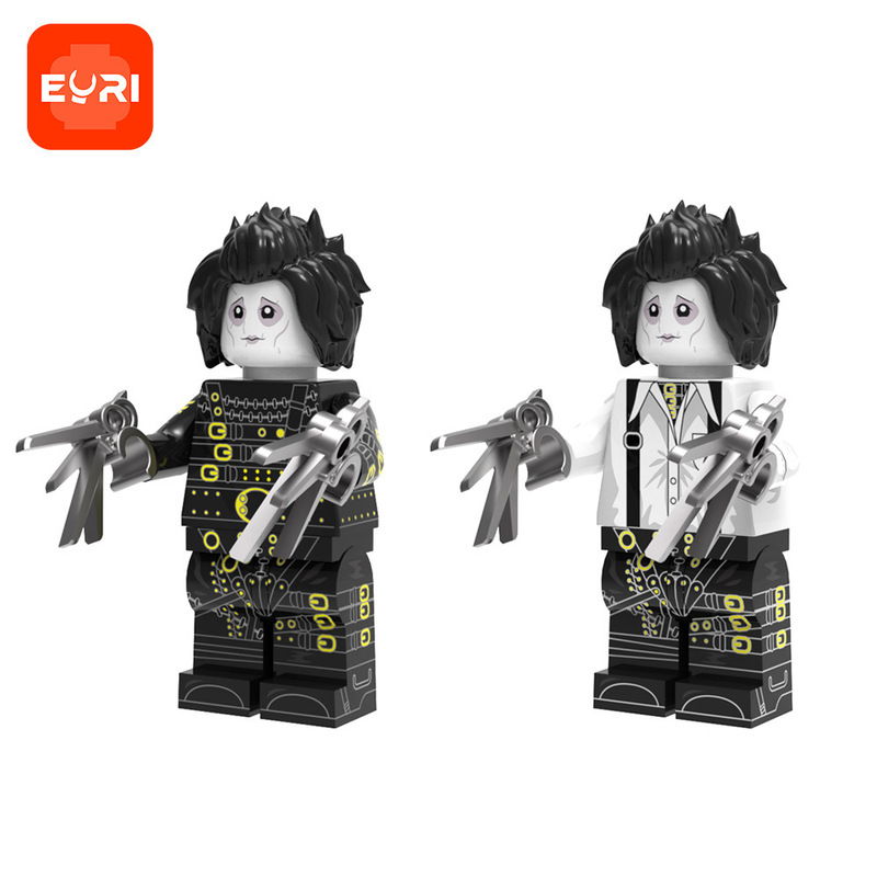 Edward Scissorhands Movie Character Children's Educational Foreign Trade Assembly Building Block Toys in a Bag Ft14 Ft15