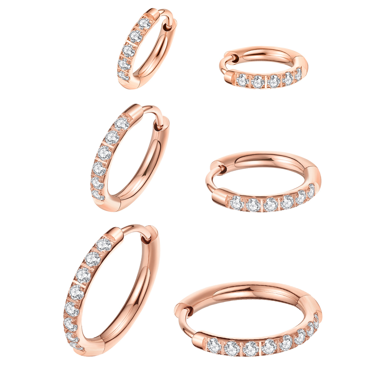 Golden, pink gold, 18mm
