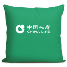 中国人保中国人寿太平洋新华人寿泰康阳光保险公司纪念品抱枕