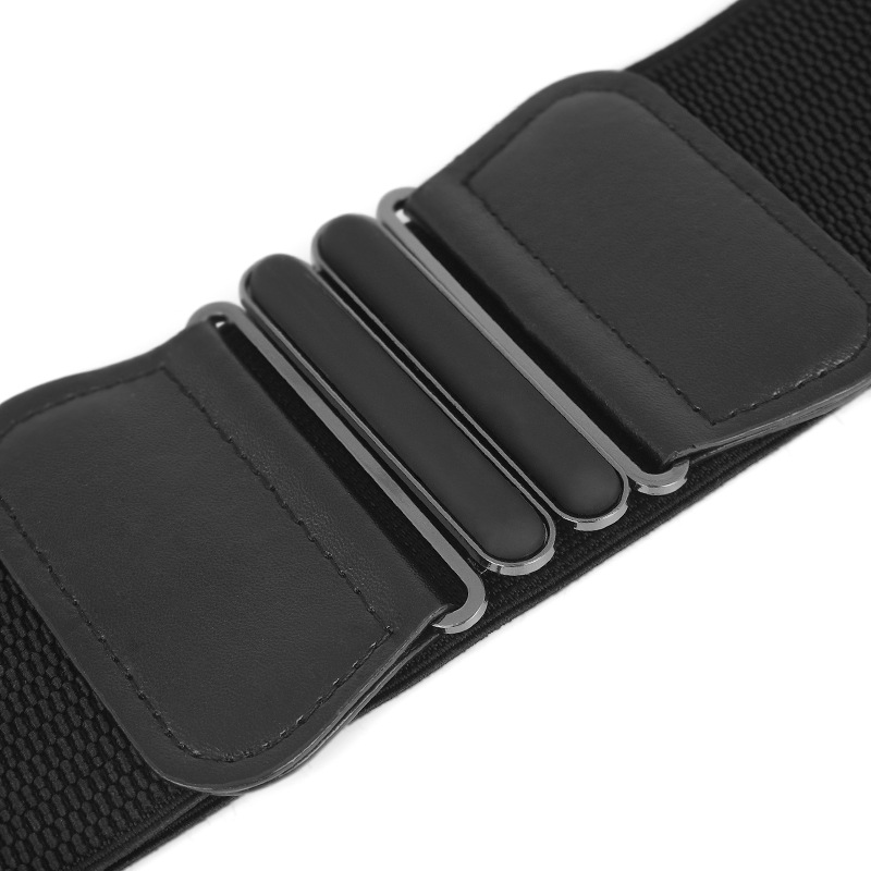 3124 simple Super amplia decoración de las mujeres estilo coreano hebilla de la cintura sello moda todo partido cinturón elástico 90g