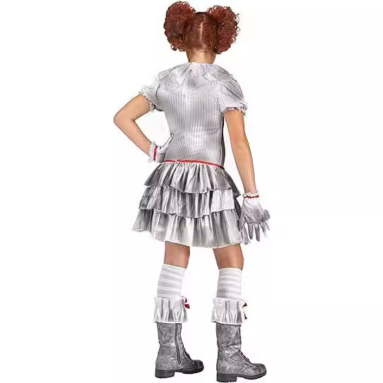 Joker costumes for children and adults, Pennywise Halloween cosplay costumes, Joker costumes for Halloween performances