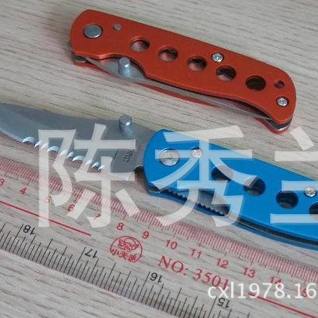 户外不锈钢折叠刀 钩鱼刀 款式多样 欢迎来样来图加 工 定 做