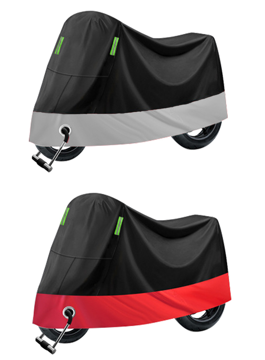 Ready Stock Supply of Motorcycle-Specific Thickened Rainproof Covers, Electric Vehicle Rain Covers, Sun Protection and Dustproof Covers