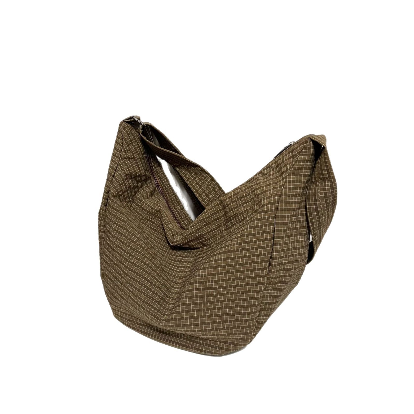 Bolso de bola de masa de viajero de moda perezoso nuevo bolso Tote todo fósforo bolso de mensajero de un solo hombro de gran capacidad bolsa de tela Waffle image 6