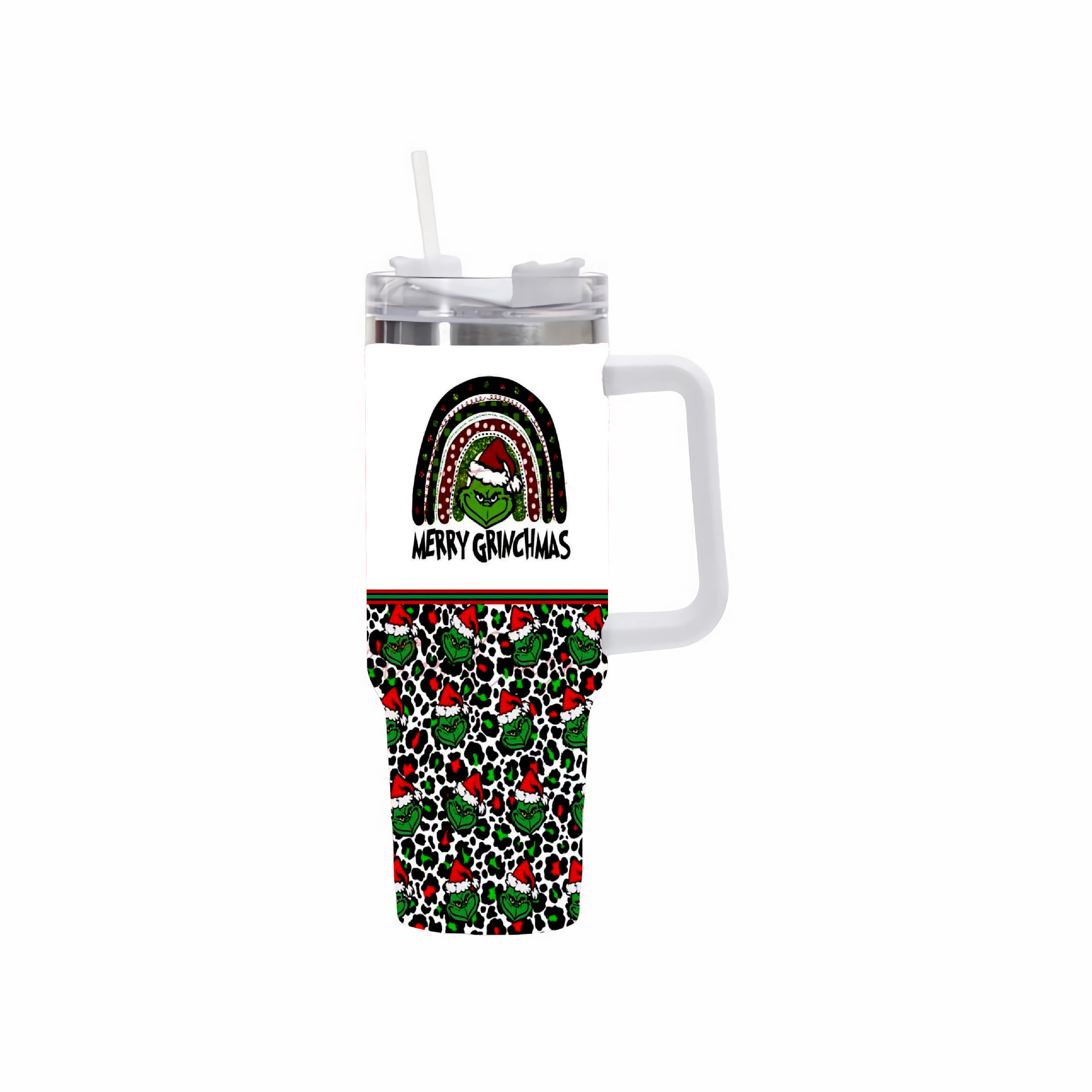 Transfronterizo nuevo creativo 40oz taza de helado taza de coche al aire libre Halloween Navidad regalo taza de paja