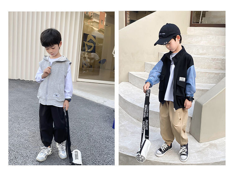 Kids(7-16Years) Age Group Casual, Daily Occasion Simple Style Solid Color Cotton Boys Pants