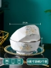 Lily Diamonds - 2 8-inch round bowls - National Color Tianxiang