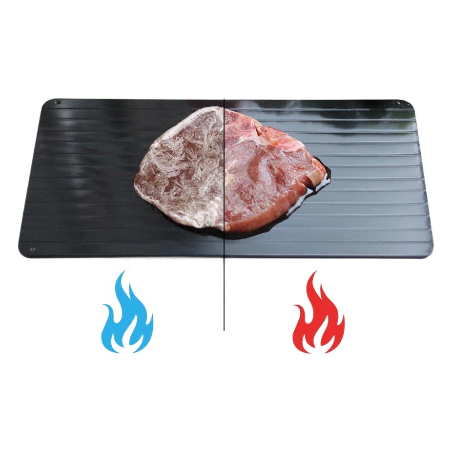 2025 Household Amazon Defrost Personalized Aluminum Thawing Plate Steak Frozen Food Meat Quick Thawing Plate