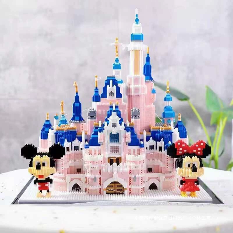Конструктор замок принцессы Disney, интеллектуальный высокого уровня сложности, подарок на день рождения