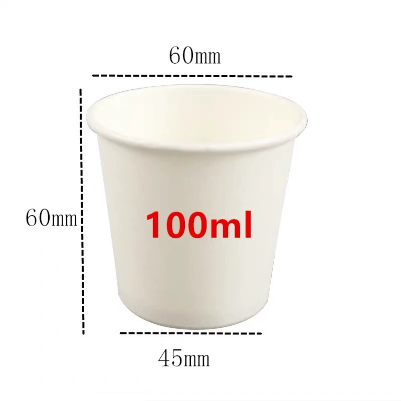 Одноразовый мини-бумажный стаканчик, дегустационная чашка, маленькая дегустационная чашка, дегустационная чашка, коммерческая чашка на заказ