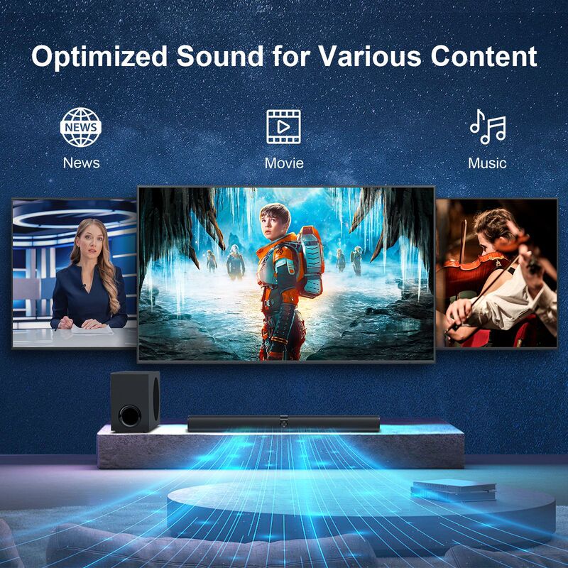 130W Home Theater System Tv Speaker Bluetooth / Optical Cable / HDMI / Audio Connection 130W Home Theater System Tv Speaker Bluetooth / Optical Cable / HDMI / Audio Connection