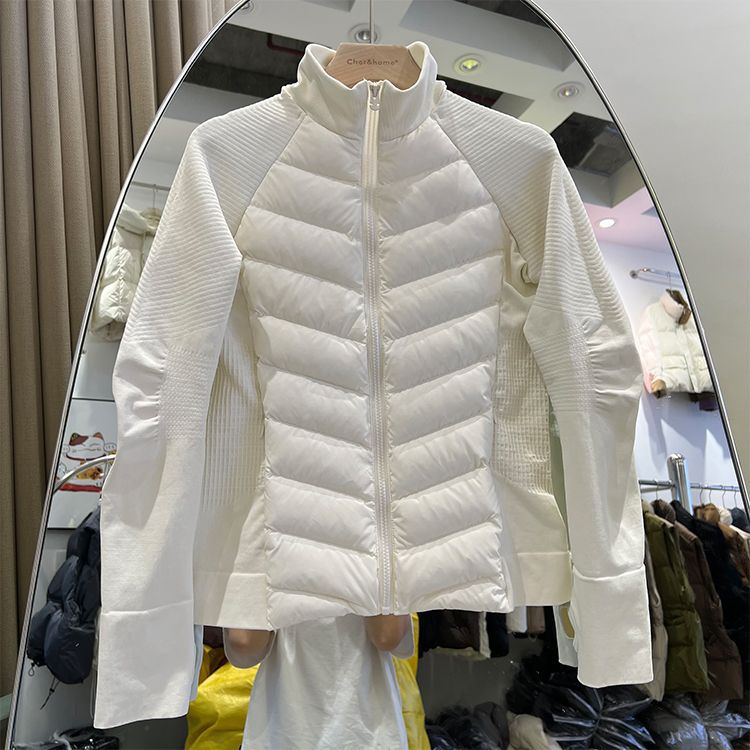 ChicShe Sports Yoga Down Jacket Women Skiing Running Hiking Autumn Winter Lightweight Fitness Inner Layer Windproof Warm Coat_voghion.com
