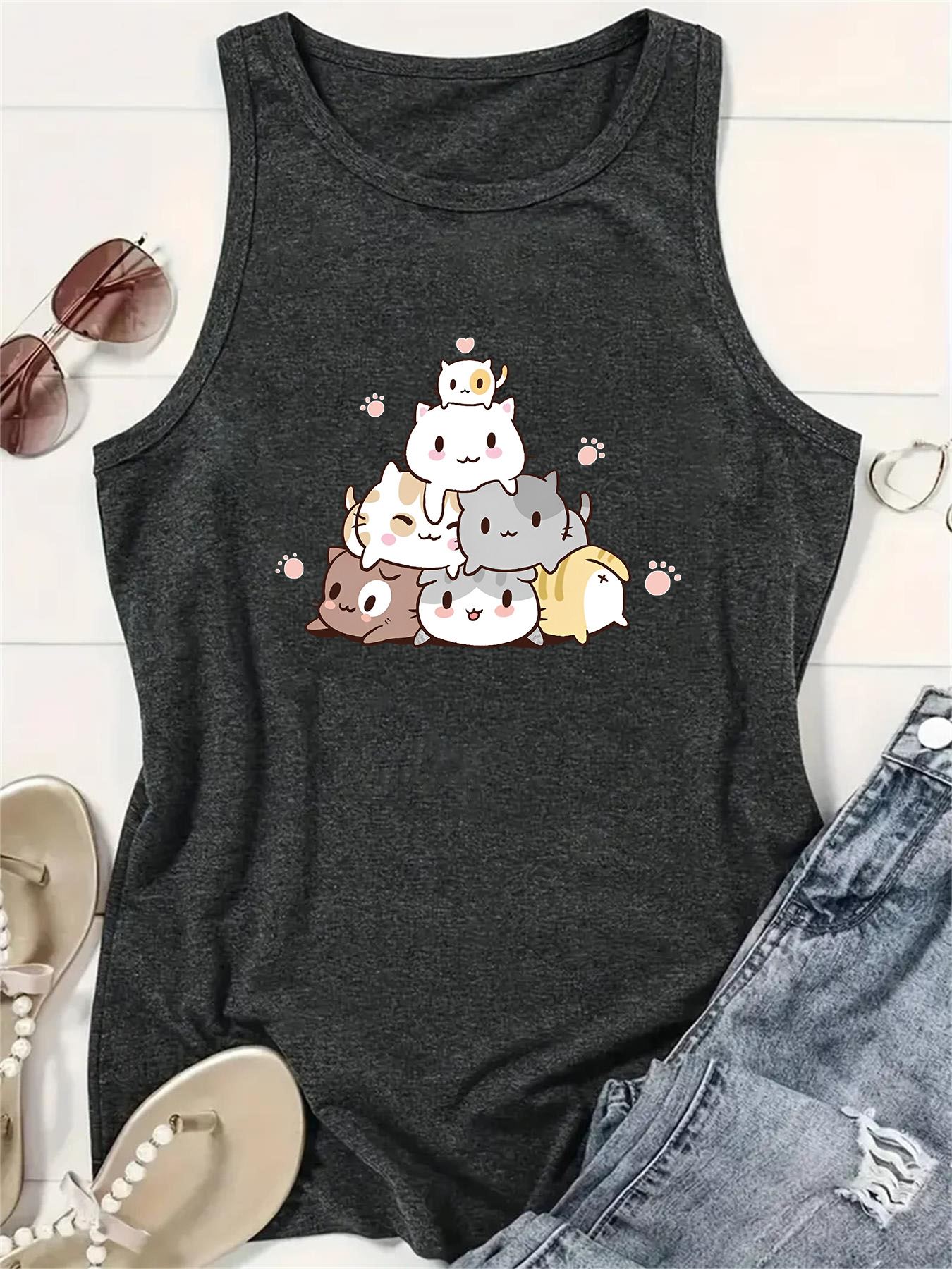 Anime Print Top - Image 7