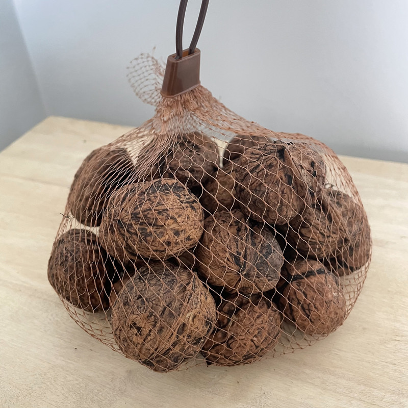 咖啡色塑料网兜装百香果海洋球包装棕色网袋工艺品尼龙咖色网眼袋