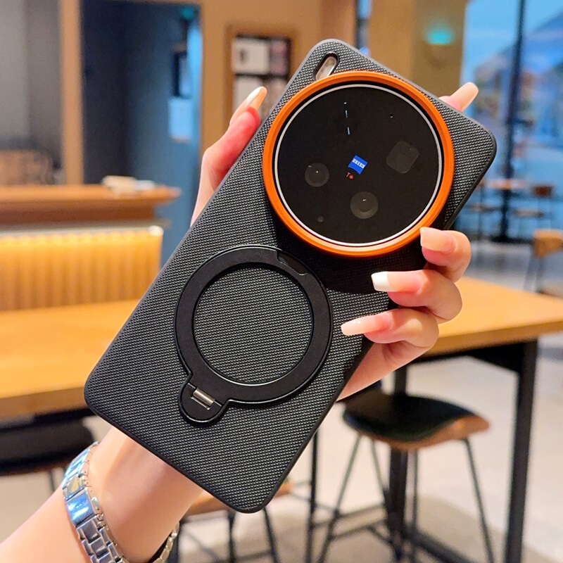 Suitable for Vivox300Ultra Mobile Phone Case X300S Leather 200Promini Rotating Stand X100 Magnetic Suction