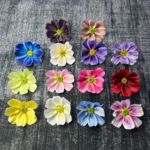 仿真格桑花花头家居摆件小清新拍照假花婚礼堂婚庆用花