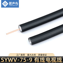 纯铜有线电视线SYWV75-9视频线闭路线射频同轴电缆室内外家装工程