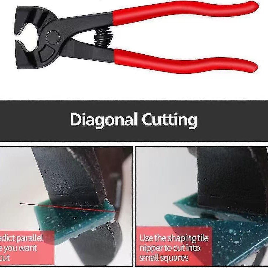 Alicates de corte de azulejos de vidrio de mosaico, alicates de azulejos, cortadores de azulejos manuales.