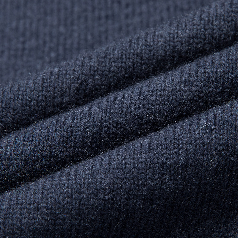 Pull en laine à col mi-haut pour homme, décontracté, à capuche, à manches longues, tendance, hiver 2024_voghion.com