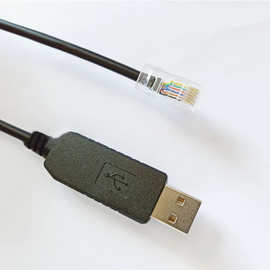 USB转RS422线 USB转console线RS485串口水晶头通讯线工业级双芯片