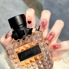 Brand New Viral Ice-Pink Pure Desire Sparkling Diamond Heart Style, Salty and Sweet, Long and Gentle, Wholesale Finished Product