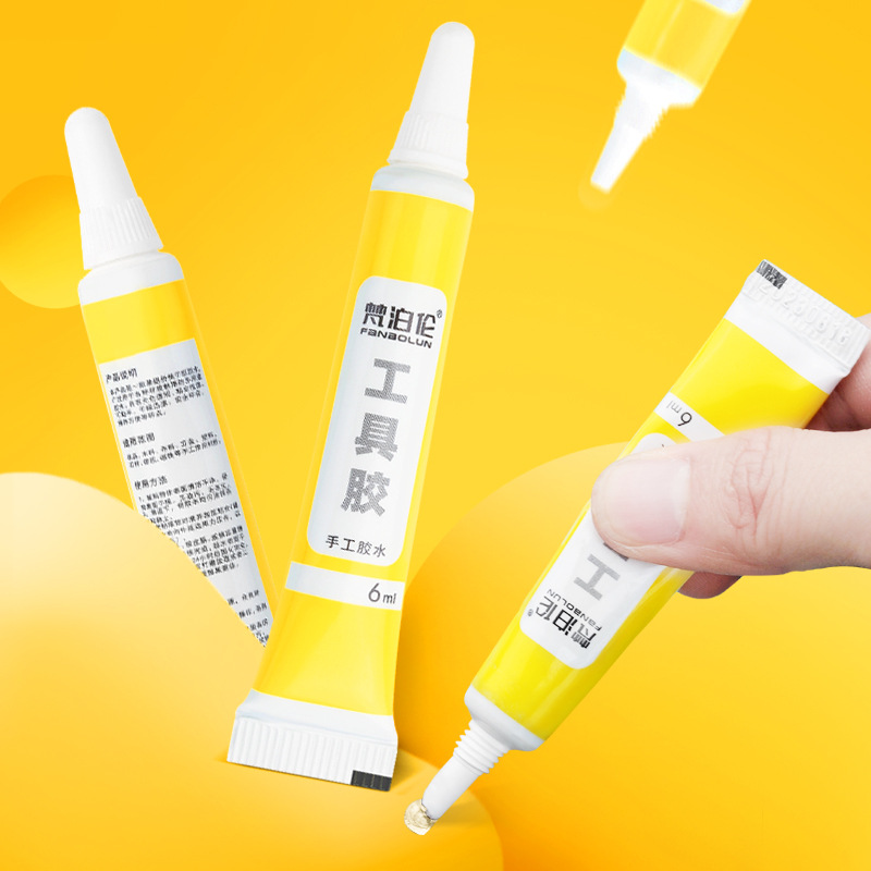 6ml手工diy胶水透明软酒精胶水不织布模型折纸创意干花工具胶批发