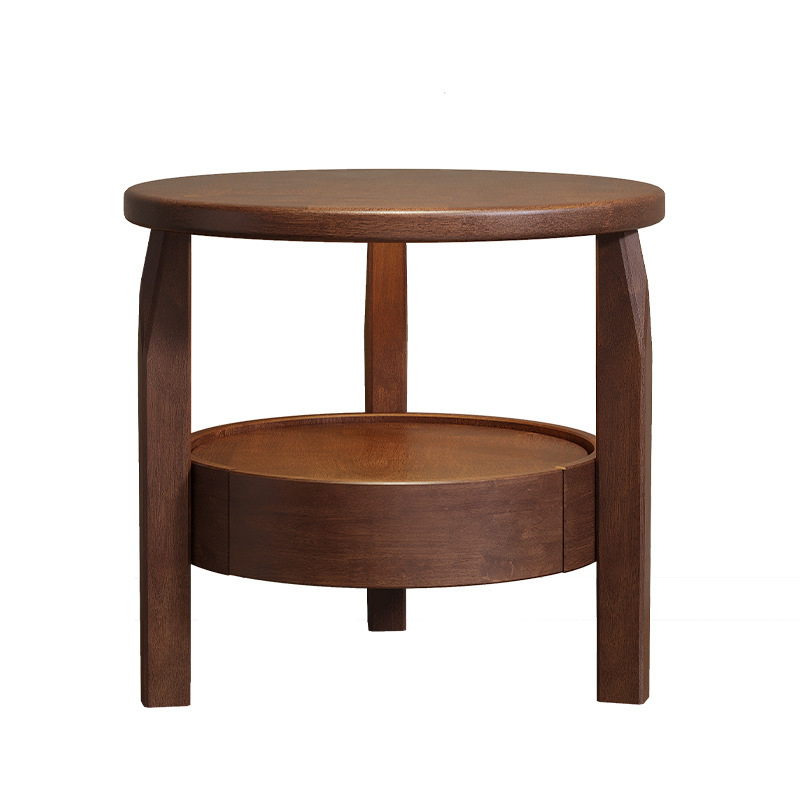 Sofá de madera sólida gabinete de varios lados sala de estar doméstica con cajón mesa de té balcón mesa redonda mesa de cabezal de cama estante de almacenamiento