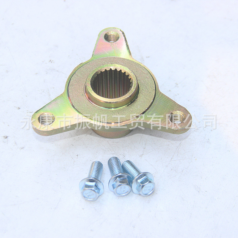 Atv Beach Vehicle Accessories 50-110Cc Go-Kart Mini Bull Wheel Hub Mount 3-Hole Wheel Core Flange 23t Teeth