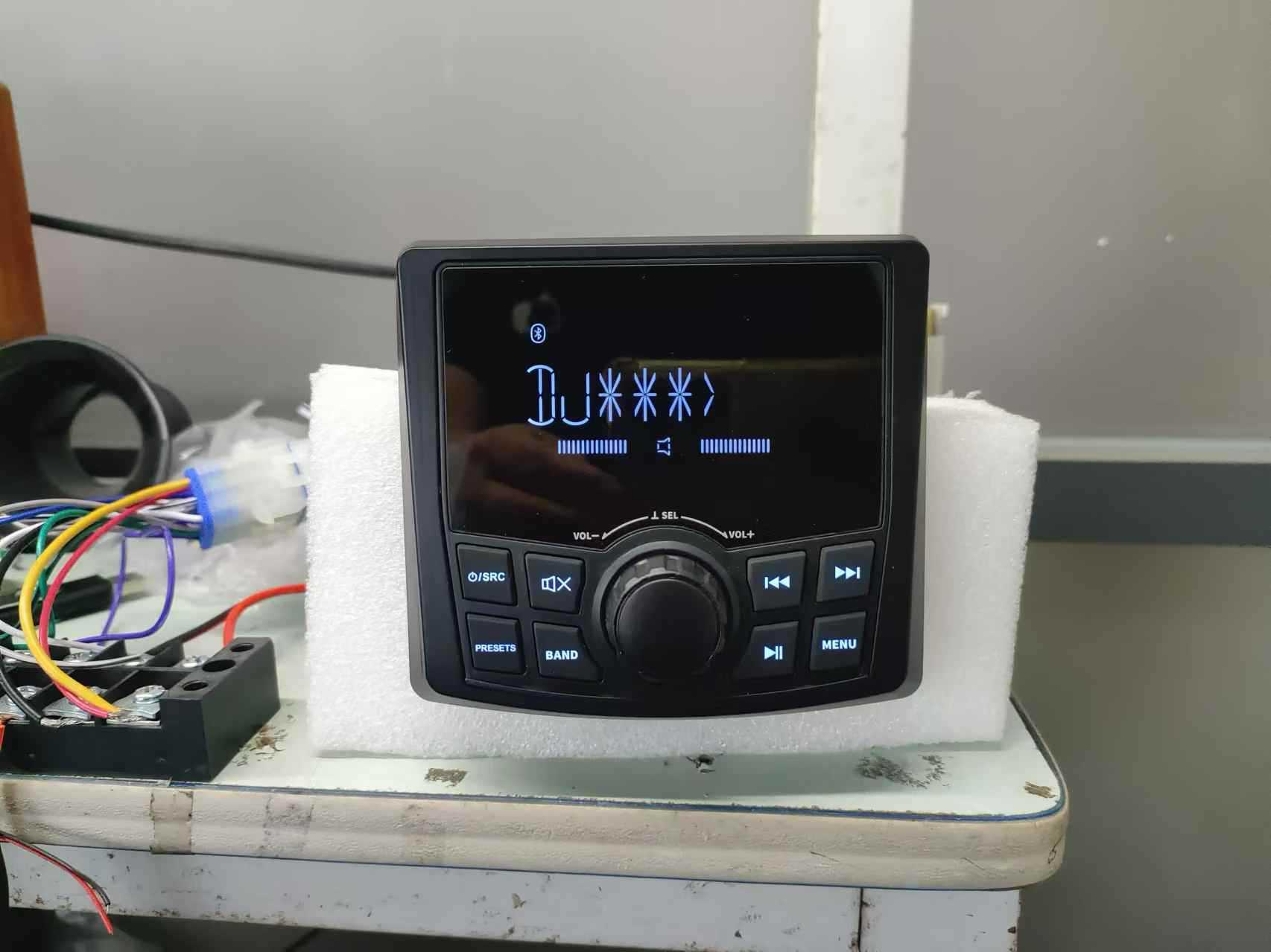 Waterproof Amplifier for Yacht and Motorboat Sauna with Mp3.Mp5, Radio, Portable Speaker, and Bluetooth Connectivity