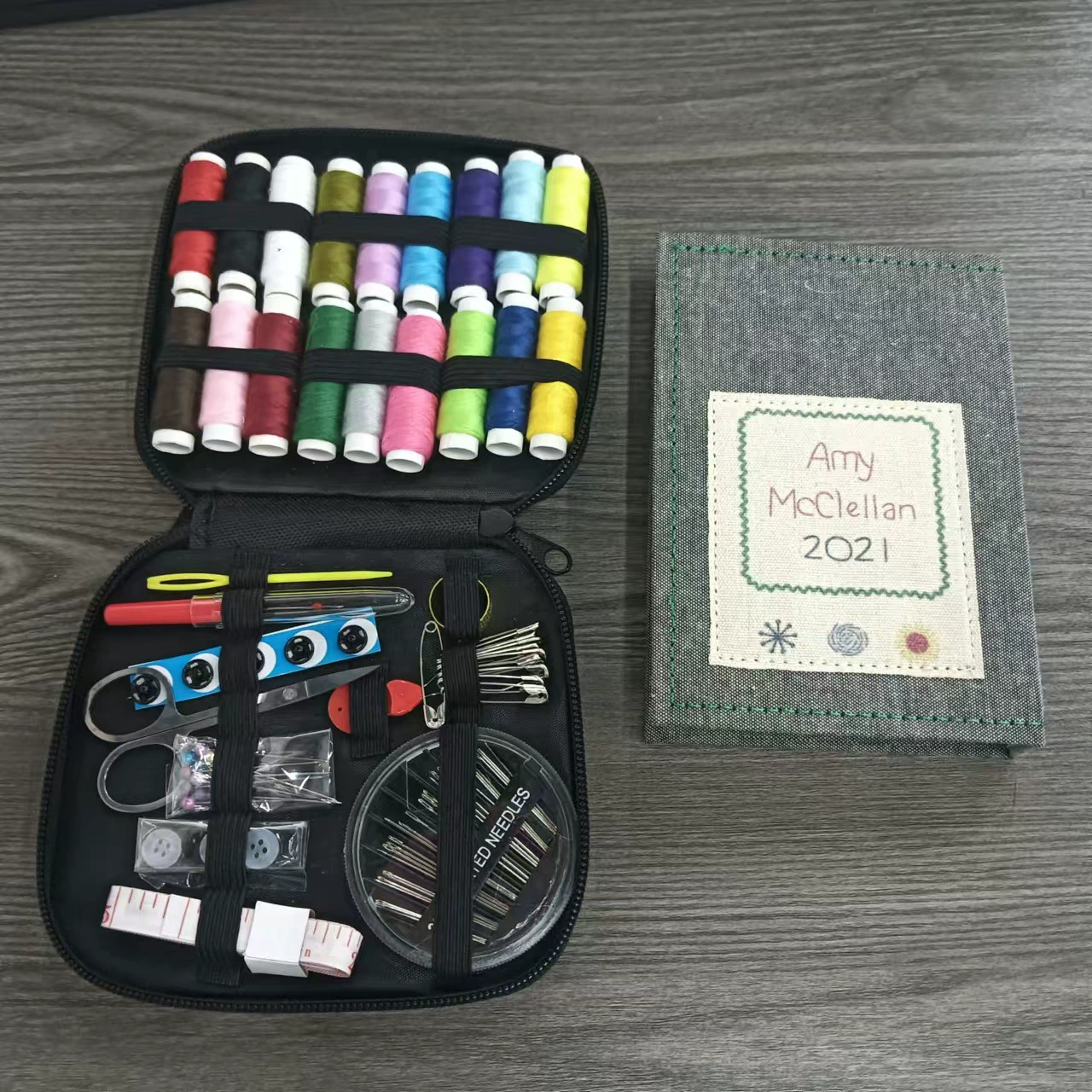 Крест-бренд Stitch Book Шовная книга, блокнот с нитками, DIY Шовная книга, ручная работа тканевый вышивальный квадрат книга