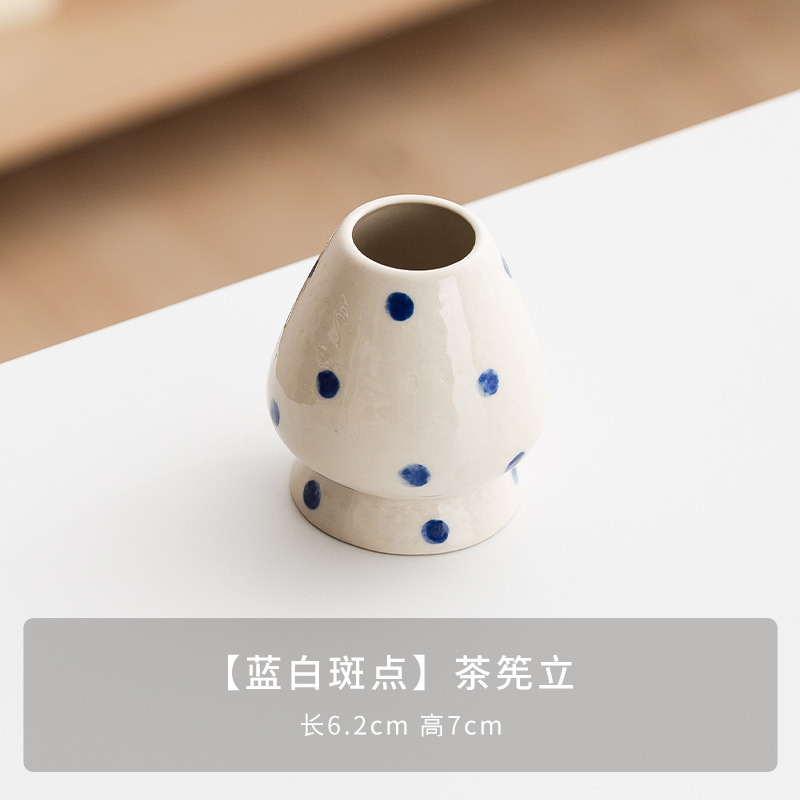 【파란색과 흰색 반점】티 스탠드