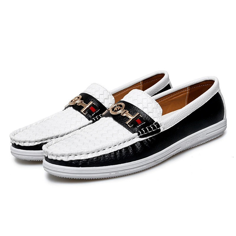 Doudou обувь мужской 2023 автомобиль ленивая кожаная обувь Lefu обувь один педаль повседневная мужская обувь бизнес обувь трансграничная амазонка