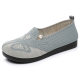 Shoes Women's Summer Casual All-match Women's Shoes Slip-on Old Beijing Cloth Shoes Breathable and Smelly Soft Sole Comfortable Cloth Shoes